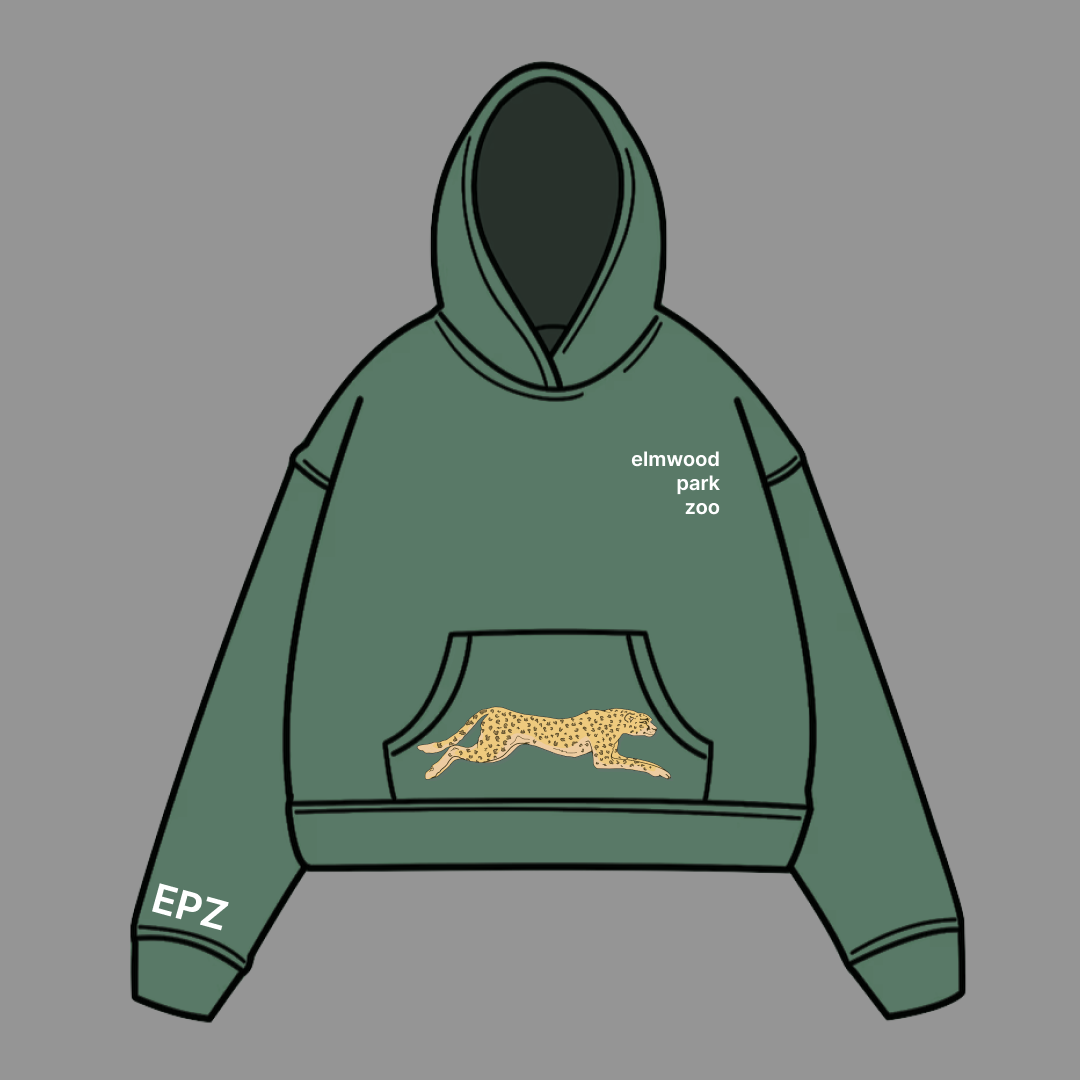 Elmwood Park Zoo hoodie back